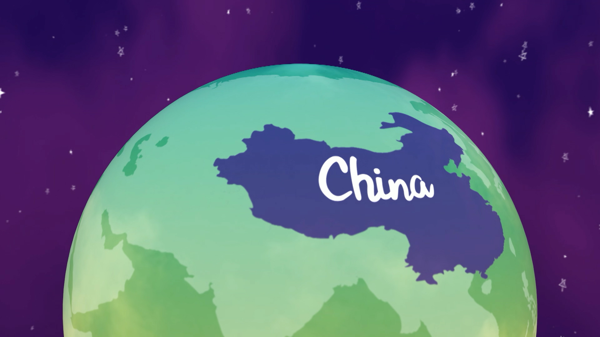 My Life: Adopted from China - animation of world and country china